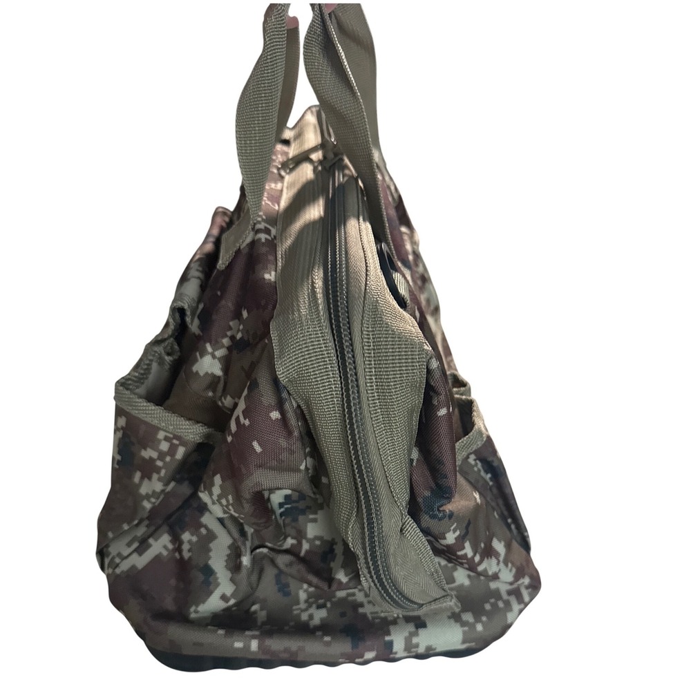 Wilson & Miller Camo PrintTool Bag Organizer Bag Mens Carryall Bag - Picture 3 of 6